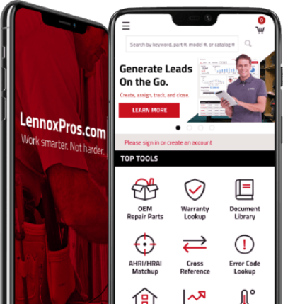 LennoxPros.com Mobile App